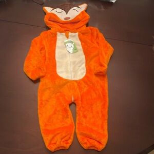 Cozy Fox Kids Costume - Orange and Cream